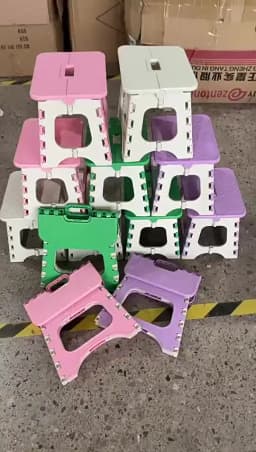 Outdoor Folding Stool, Mini Low Stool, Household Folding Children's Small Stool, Thick and Portable Stool