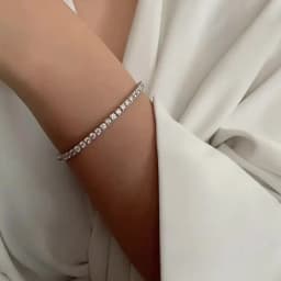 D VVS1 Moissanite Bracelet Full Diamond S925 Sterling Silver For Women Men Hip-hop Punk Jewellery Exquisite Gift