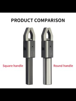 CNC Square Handle/Round Handle Automatic Puller For Lathe Puller LLQ-W16/W20/D20/W25/D25/D32 Cemented Carbide Puller 2-40/3-58mm