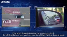 Driintel BSD BSM BSA Blind Spot Detection Metal Bumper SUV Pickup 77GHz Millimeter Wave Radar Blind Spot Monitoring System