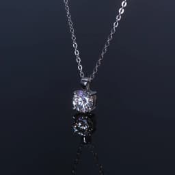 1.0 Carat 2ct 3ct D Moissanite Solitaire Drop Necklaces 18k Gold Plated Pendant Original Real 925 Silver Chain Jewelry for Women