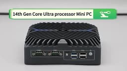Topton Fanless Firewall Mini PC Intel Ultra 5 125U I7 1255U I3 1215U 3*2.5G LAN 3*HDMI2.0 2*COM RS232 IoT Industrial Computer
