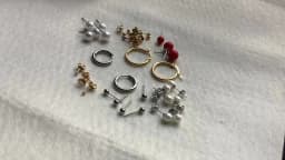 316L Stainless Steel With Senior Grey Nature Shell Pearls Stud Earrings No Fade Allergy Free