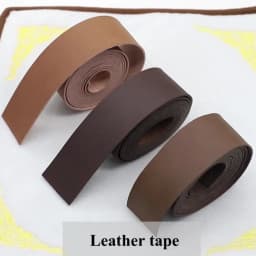 2Meters DIY Crafts Leather Strips Strap for Bag Accessories Coffee Brown Handbag Handles Decor Belt Watch Straps Leathercrafts