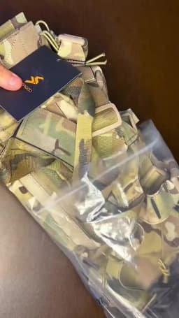 VOTAGOO Chest Equipment - Tactical Chest Equipment, Molle Modular Micro Combat Chest Equipment Adjustable and Detachable