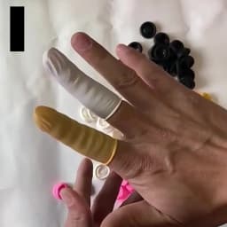 100/200PCS Disposable Finger Cots Dust-proof Anti Slip Multi-purpose Durable Finger Cots Fingertip Cleaning Tools