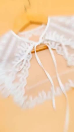 Cute Lace Fake Collar Women's Blouse Cloud Shoulder Scarf Shawl Embroidered Chiffon Detachable Collar Top Clothing Accessories