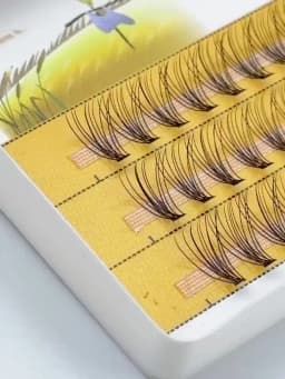 1 Box/60 Bunches Mink Eyelashes Natural 3D Russian Individual Eyelash Extension 10D Eyelash Cluster Makeup Tool Lashes Wholesale