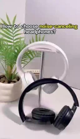 Wireless Over-Ear Headphones, Foldable Stereo, Jerry 5.3, Long Battery Life, Intelligent Noise Cancellation for Gaming Headphone