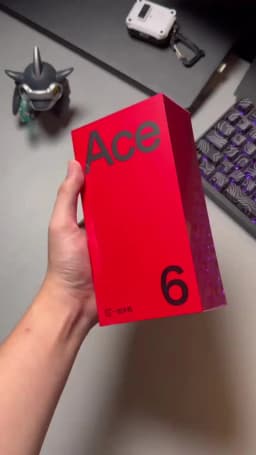 Unlocked OnePlus Ace6 5G Snapdragon8 Elite 50MP Camera 6.83 inch AMOLED 165HZ 7800mAh SuperVOOC 120W Charge Google Ace 6