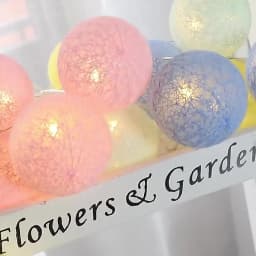 10/20LED Cotton Balls String Lights Garland Fairy Light Christmas Decorations for Home Room Outdoor Wedding Garden Patio Lights