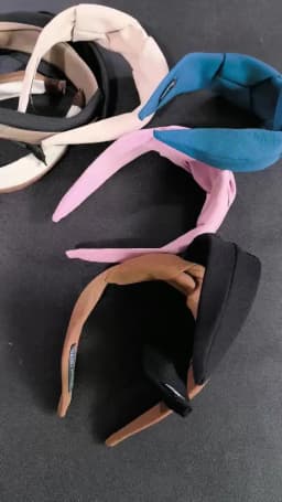 Solid Color Knotted Headband For Women Soft Fabric Wide Hairband Fashion Turban Hair Hoop Girls Daily Hair Accessories