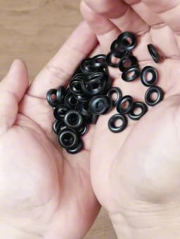 24pcs Countersunk Finishing Washer Steel Black Oxide Hand Tool Parts
