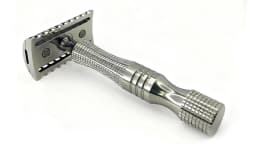 KAMPFE Stainless Steel /Titanium Safety Razor CNC Precision Machined Double Edge Manual Razor Smooth Wet Shaving for Men