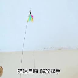 Handfree Bird/Feather Cat Wand with Bell Powerful Suction Cup Interactive Toys for Cats Kitten Hunting Exercise Pet Products