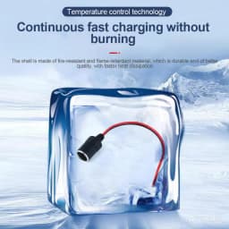 12v 10A/15A/20A/50A Car Mounted Cigarette Lighter Charger with 30cm Cable Female/Male Socket Plug Connector Adapter Universal