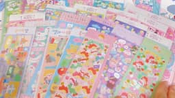 SKYSONIC New Arrival 3PCS Full Set Series Decor sticker Scrapbook Laser Kpop Stickers For Journal Stationery Sticker Suppliers