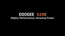 Global Version DOOGEE S200 Rugged Phone 48GB 256GB 6.72" 120Hz 1.32" Rear Display Dimensity 7050 100MP Camera 10100mAh NFC