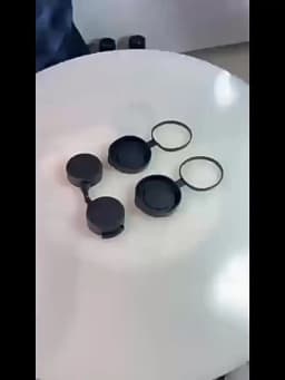 Binoculars Protective Rubber Objective Lens Caps 42mm/50mm Binocular Eyepiece Lens Cover Telescope Cover Lens Protection