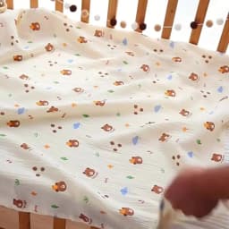Simple Style Printed Baby Blanket Made of Gauze Material, Newborn Swaddle Blanket, Baby Swaddle Blanket, Gauze Wrap, Bedding, Baby Bath Towel, Infant Products