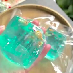 Squishy Ocean Ice Cube Fidget Toys Stress Relief Ball for Adults Anxiety Slow Rise Sensory Toys for Autism ADHD Relax Gift