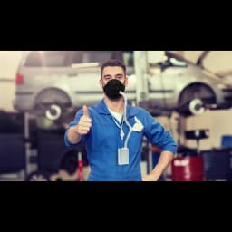 Effortless Breathing Electric Air Purifying Respirator Mask - KN95 Rated, Replaceable Filter, Powered Fan - Dust, Woodworking