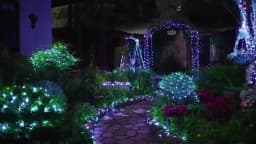 1pcs Solar String Lights Outdoor Waterproof LED Outdoor 8 Modes Christmas Fairy Light for Patio Yard Tree Garden Balcony Decor