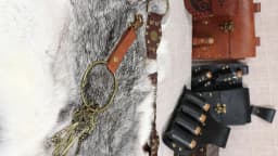 Retro Metal Keychains Circular Rings Cosplay Belts Medieval Clothing Accessories Renaissance Style Keychain Belt for Costumes