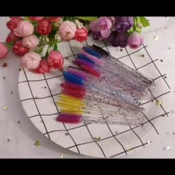 5/50 Pcs Eyelash Brushes False Eye Lashes Extension Tools Eyebrow Brush Mascara Wands Applicator Spoolers Lashes Cosmetic Tool