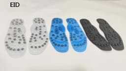 EiD High quality 68 Therapy Magnetic Massage insoles Foot Acupuncture Point Therapy Insole Cushion Slimming Magnetic pads Unisex