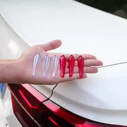 6pcs CAR Wind-Reducing Spoiler Strips, Car Bbody Anti-Collision Strips, Decorative Strips, Wind Noise Reduction And Anti-Noise