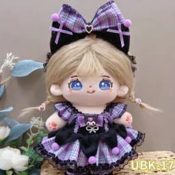 Cute Dres Jk Uniform Clothes for 20cm Cotton Plush Lolita Dress Up Clothing Skirt Fashion Casual Suit Socks Girl Toy Accessories