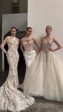 Ivory Lace Mermaid Wedding Dresses for Bride Removable High Neck Long Sleeve Backless Garden Beach Bridal Gown Customized