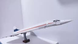 2083PCS Concorde Passenger Aircraft Building Block Creative Decoration Technical Model MOC Assembly Bricks Toys Kids Gifts