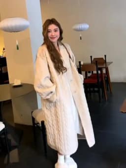 High-Quality Imitation Fur Coat For Women's Winter 2025 Long Environmentally Friendly Fur Thick Over Knee long Mink Fur Coat Pop