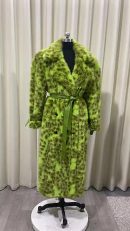 Nerazzurri 2026 New Collection Warm Oversized Leopard Print Faux Fur Coat Women Winter Luxury Brands Designer Clothing Woman