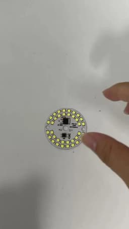 10pcs/lot LED Chip for Lamp Bulb 3W 5W 7W 9W 12W 15W SMD 2835 Round Light Beads AC 220V Bulb Chip Lighting Spotlight