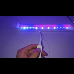 USB Fish Tank Clip Light, Dimmable Color, LED Aquarium Light for Aquatic Plant Grow Landscapes Decoration with Timer Function