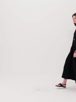 FSLE Women's Minimalist Commute Sleeveless Crew Neck Slim Fit Tank Dress 2026 Summer New Arrival Elegant Black Long Daily Dress