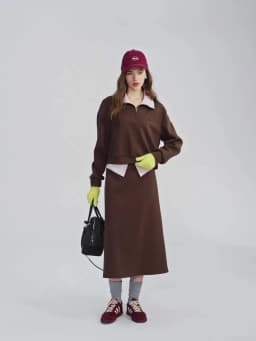 DUSHU 2025 Spring Autumn Women's Striped Pattern Hooded Sweatshirt Set - Casual Two-Piece Outfit with Contrast Splicing