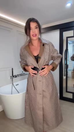 Double Sided Plaid Long Jackets For Women Single Breasted Long Sleeve Commute Street Female Trench Coat 2025 Autumn Chic Outwear