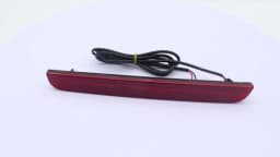 2PCS Smoked / Red Lens Red LED Car Rear Bumper Reflector Tail/Brake Lights Rear Fog Lights For Dodge Challenger 2015-2022 12V