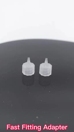 ‌Polypropylene Luer Lock Connector 10Pcs | 1/16'' Barbed Female Tapered Fitting for Syringe/Lab | Free Shipping