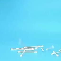 500pcs Bamboo Double-Ended Cotton Swabs - Gentle for Ears & Makeup, Unscented