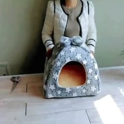 Winter Warm Pet Dog House Cat Bed Mat Removeable Kennel Nest Pet Basket Soft Comfortable Kitten Sleeping Pet Nest Cats Product