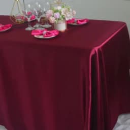 Reusable Satin Tablecloth Wedding Mariage Party Decoration Polyester Picnic Countryard Birthday Christmas Table Cloth White/Blue