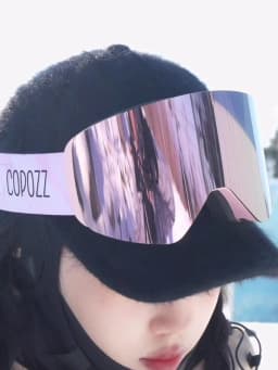 COPOZZ OTG Ski Goggle Snowboard Mask For Men Women Yellow Lens Case Eyewear Kit Cylindrical UV400 Protection Snow Glasses Adult