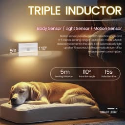 2/4/6/8PCS Rechargeable Motion Sensor Night Light, 3 Modes Adjustable Brightness Magnetic Stick-On LED Lamp 1500mAh Wall Light for Hallway Stair Bedroom Wardrobe