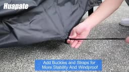 New Treadmill Cover, Folding Treadmill Cover, Dustproof and Waterproof Cover, Oxford Cloth Waterproof Sunscreen Cover(Black)