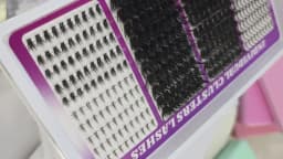 30rows Lash Clusters DIY Spiky Cluster Lashes Mixed Styles Fluffy Volume Clusters Lashes Fluffy Individual Eyelashes Extension